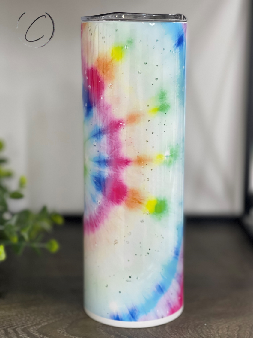 Traditional Tie Dye 20oz Skinny Tumbler