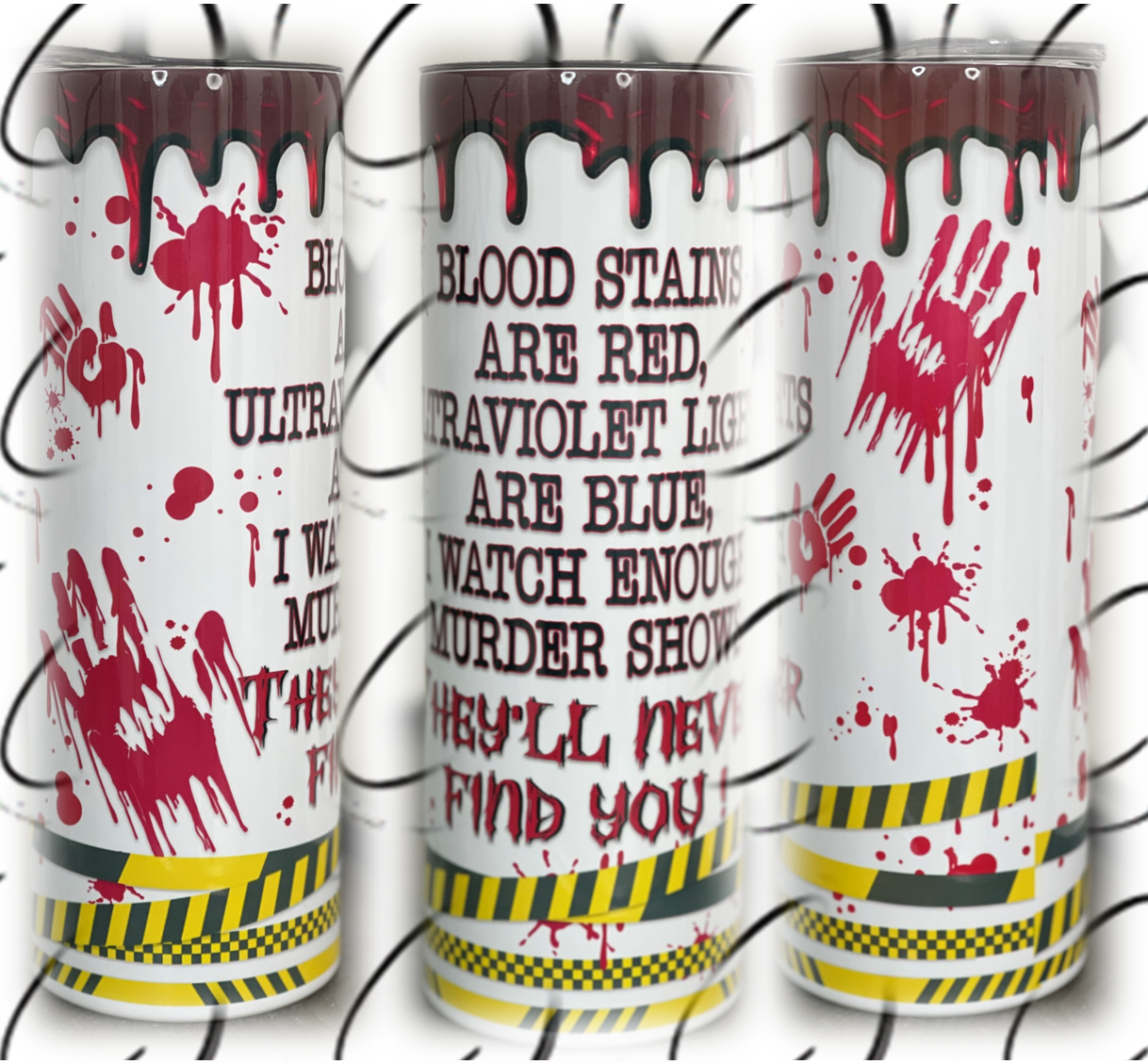 True Crime Valentine 20oz Skinny Tumbler