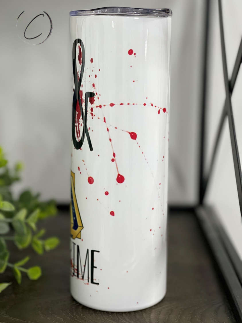 True Crime & Amazon Prime 20oz Skinny Tumbler