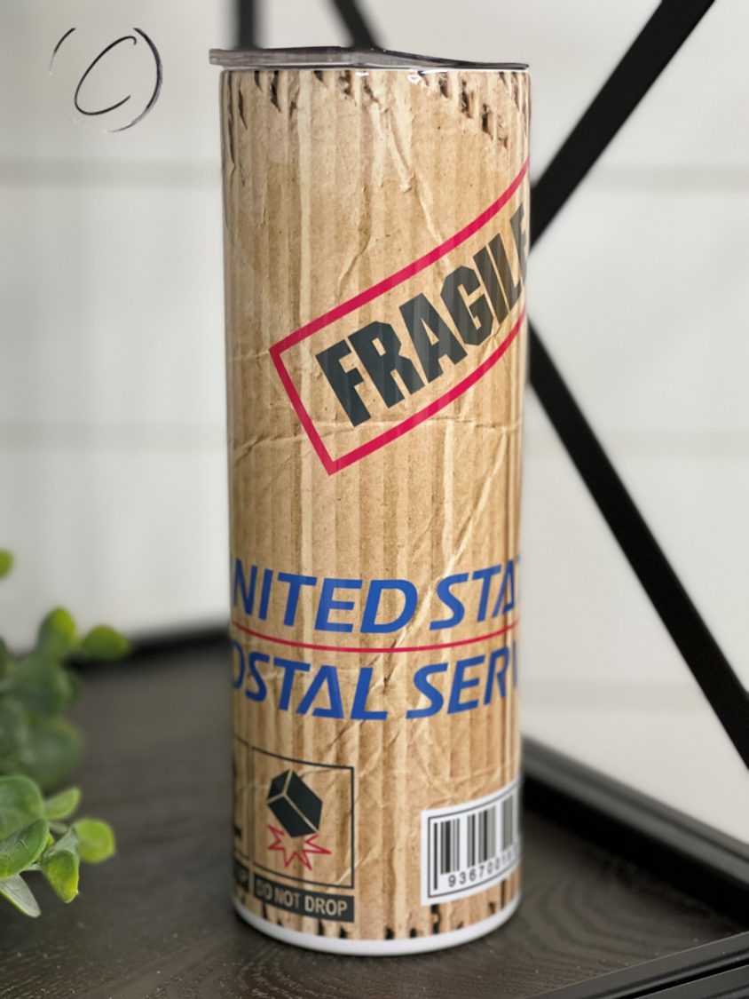 USPS Priority Package 20oz Skinny Tumbler