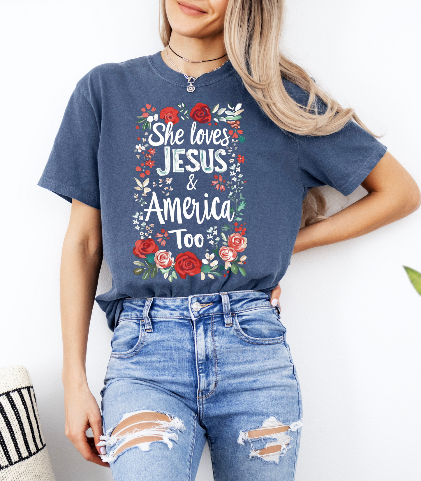 She Loves Jesus Graphic Tee