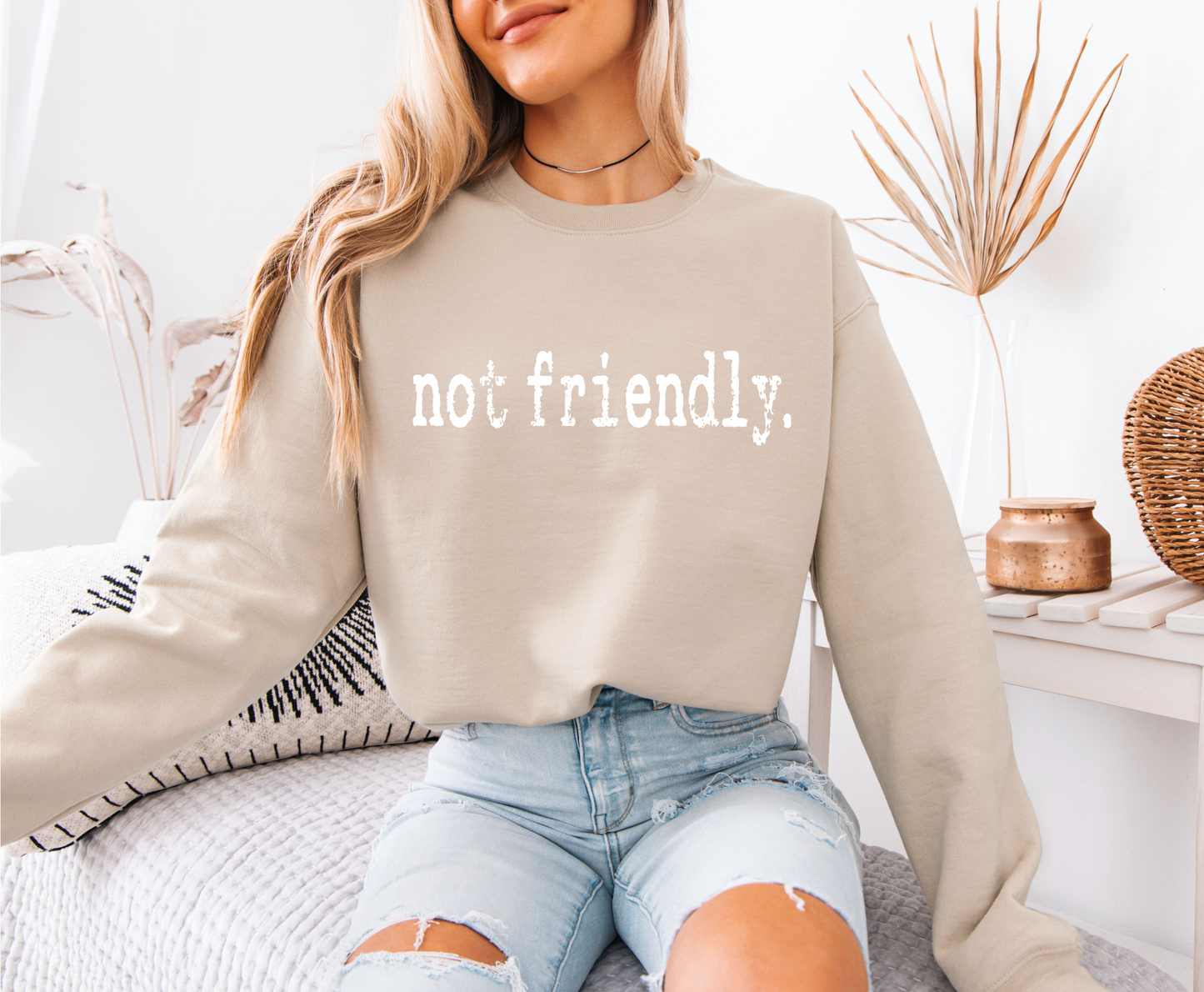Not Friendly Sweatshirt