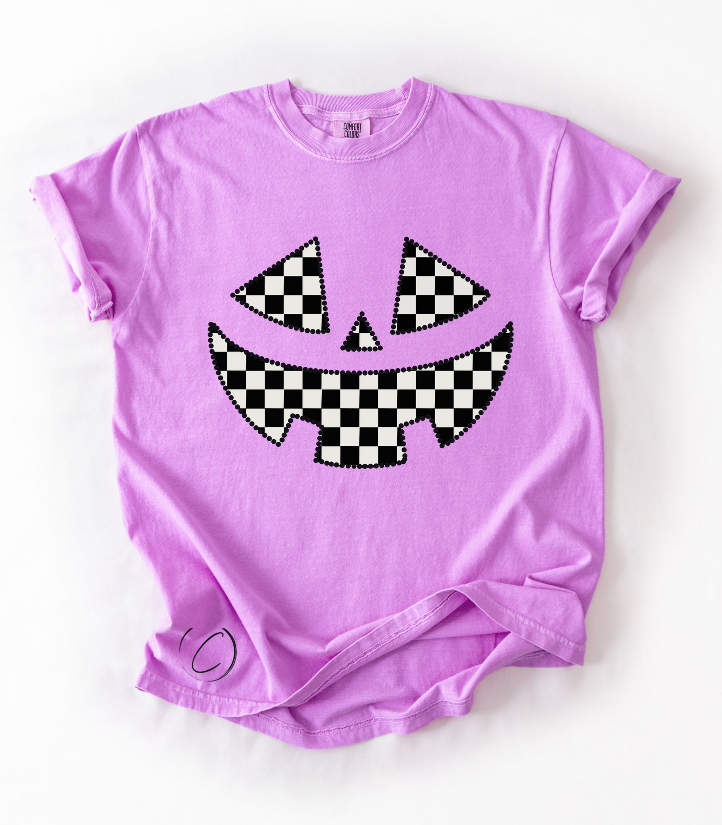 Check Pumpkin Graphic Tee