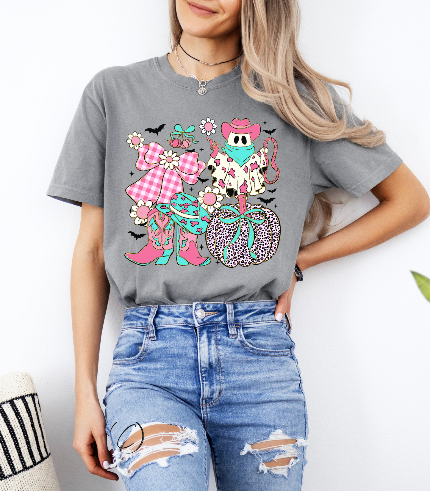 Pink Cowboy Coquette Graphic Tee