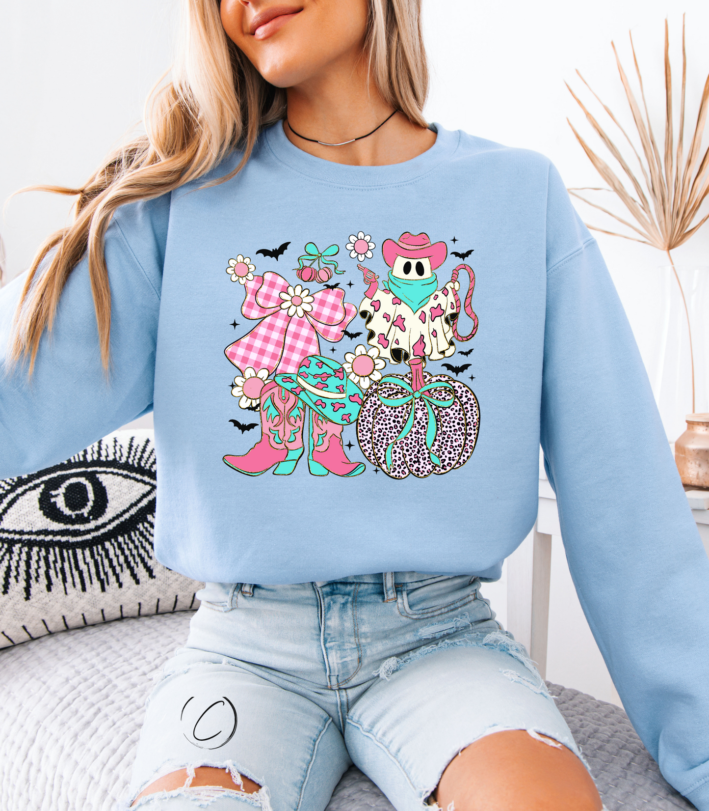 Pink Cowboy Coquette Sweatshirt