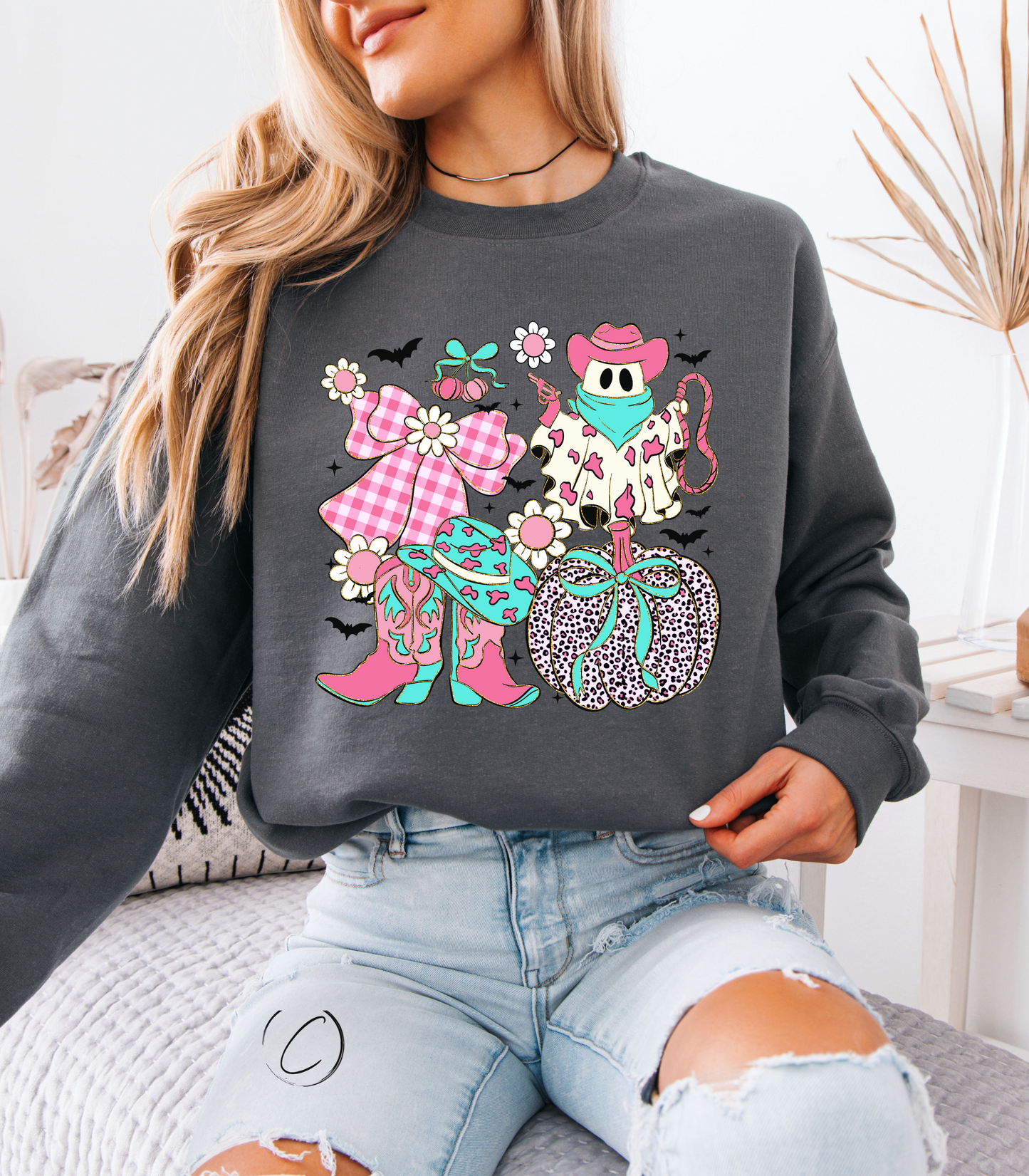 Pink Cowboy Coquette Sweatshirt