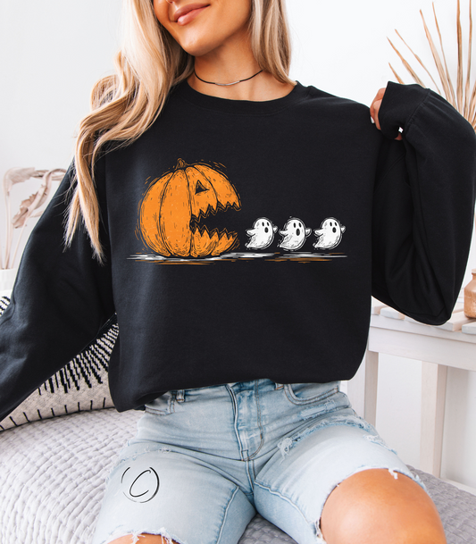 Pumpkin Ghost Chase Sweatshirt
