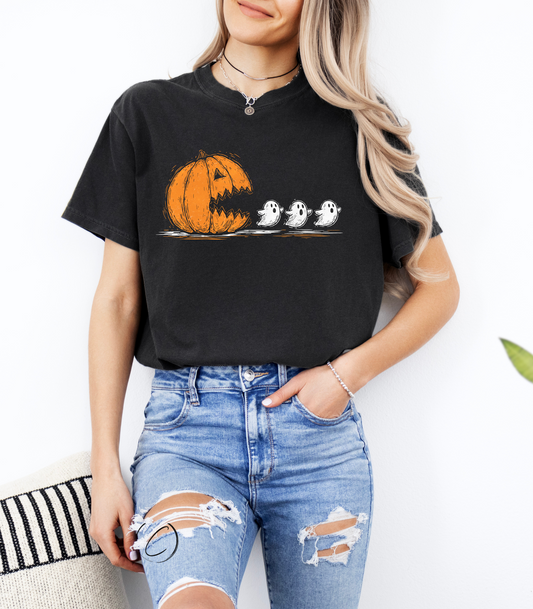 Pumpkin Ghost Chase Graphic Tee