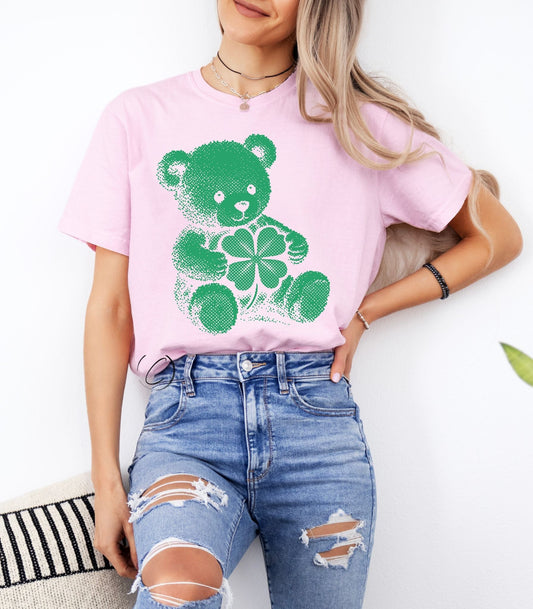 Vintage Dot St. Patrick's Teddy Graphic Tee
