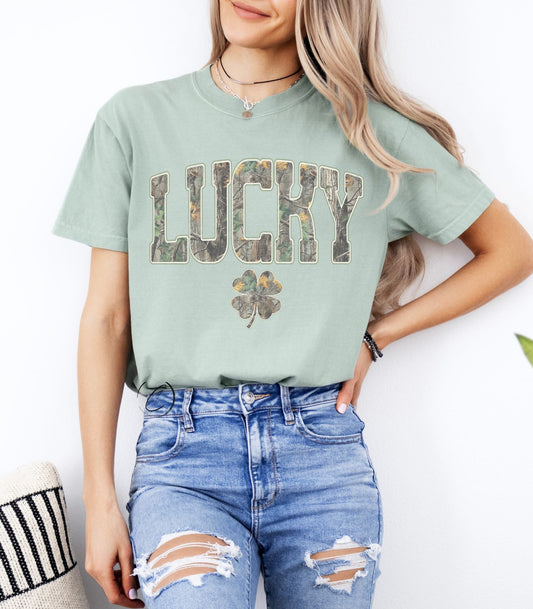 Lucky Camo Graphic Tee