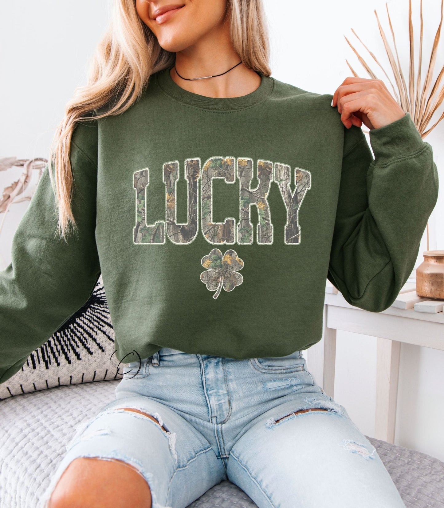 Lucky Camo Sweatshirt