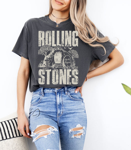 Rolling Stone He Is Risen Graphic Tee