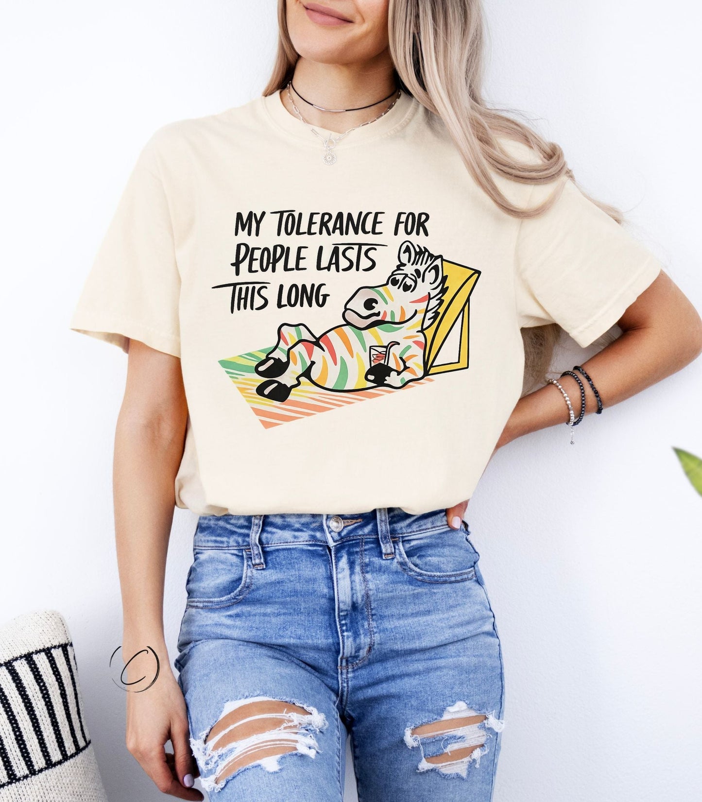 My Tolerance Lasts This Long Graphic Tee