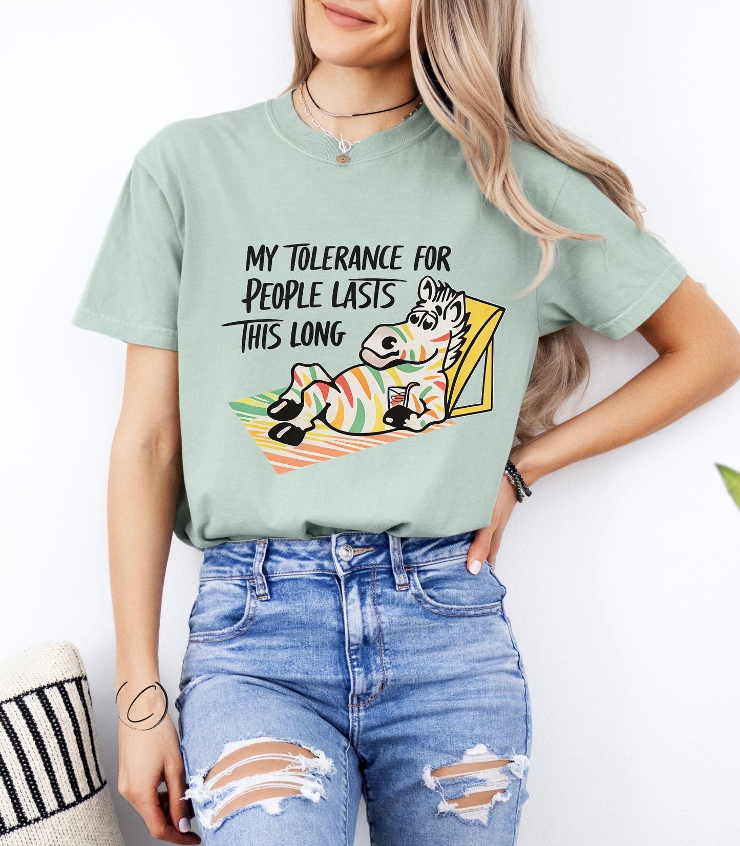My Tolerance Lasts This Long Graphic Tee
