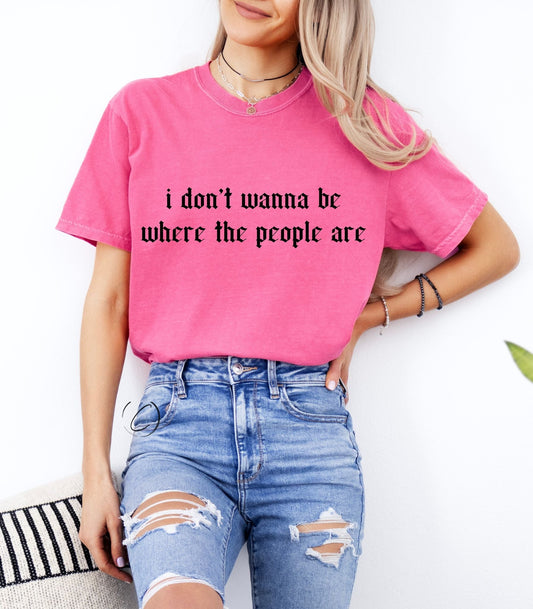 Where The People Are Graphic Tee