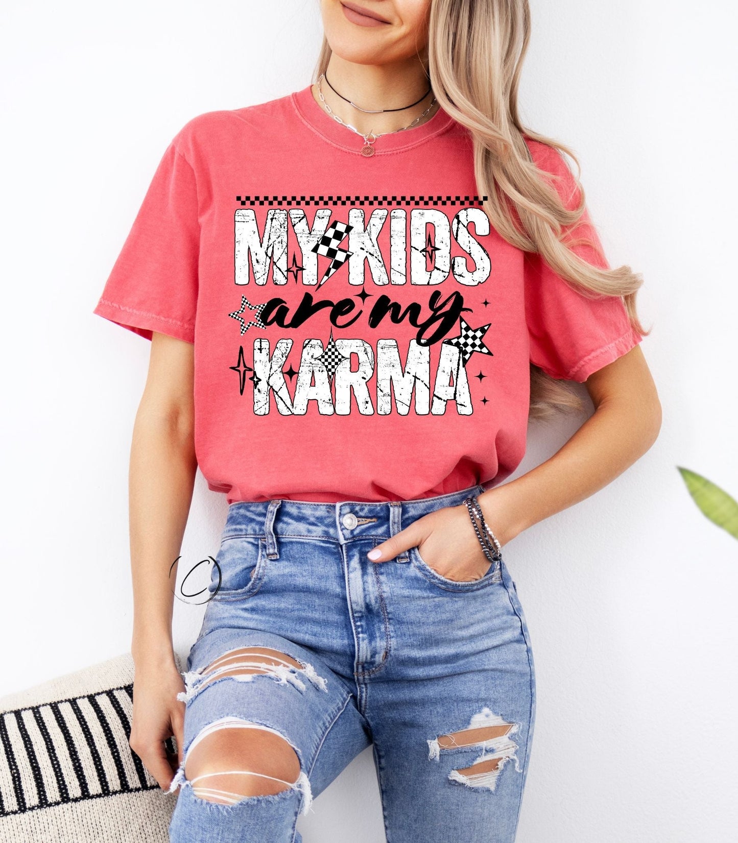 My Kids Are My Karma Graphic Tee