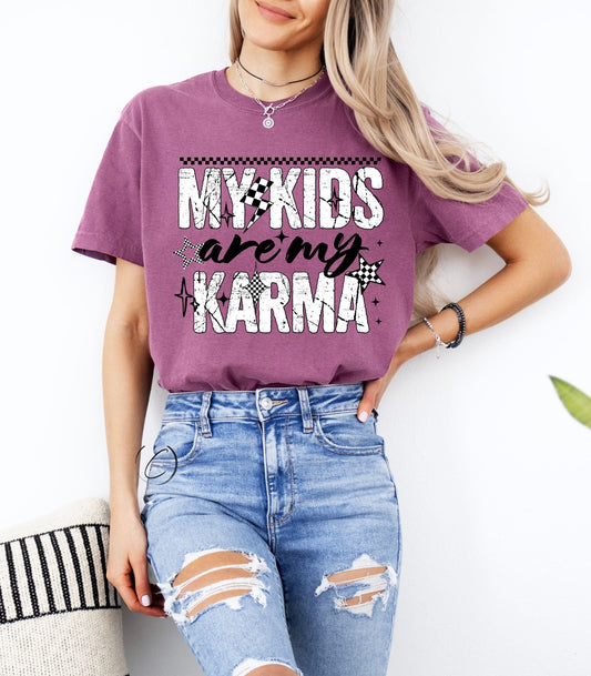 My Kids Are My Karma Graphic Tee