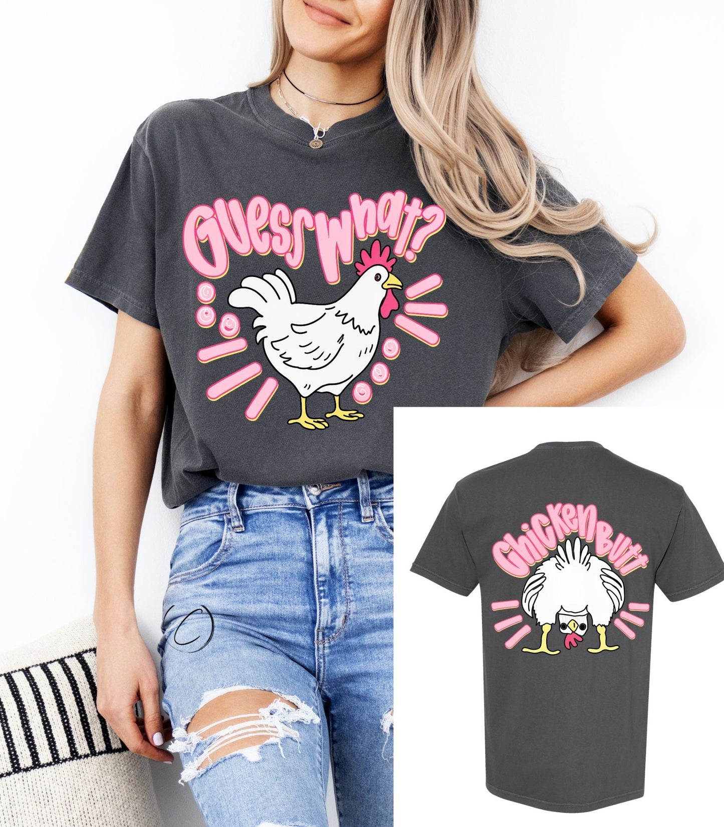 Guess What, Chicken Graphic Tee