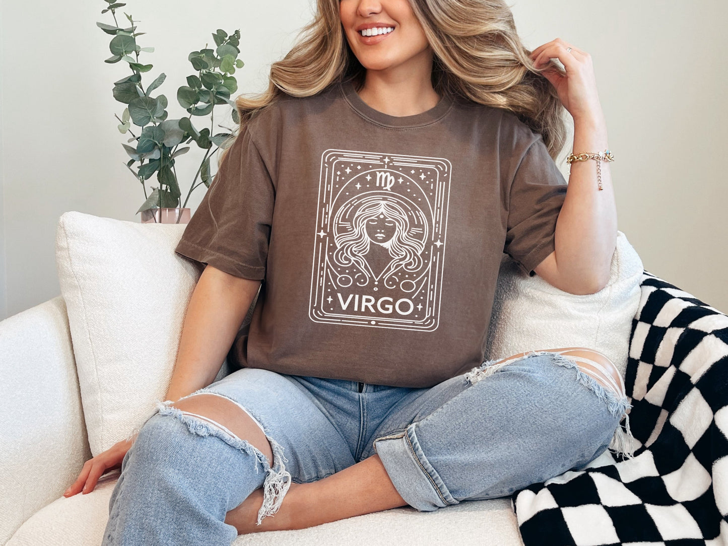 Zodiac Signs Tarot Card Graphic Tee