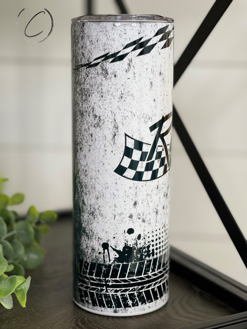 Weekends Are For Racing 20oz Skinny Tumbler