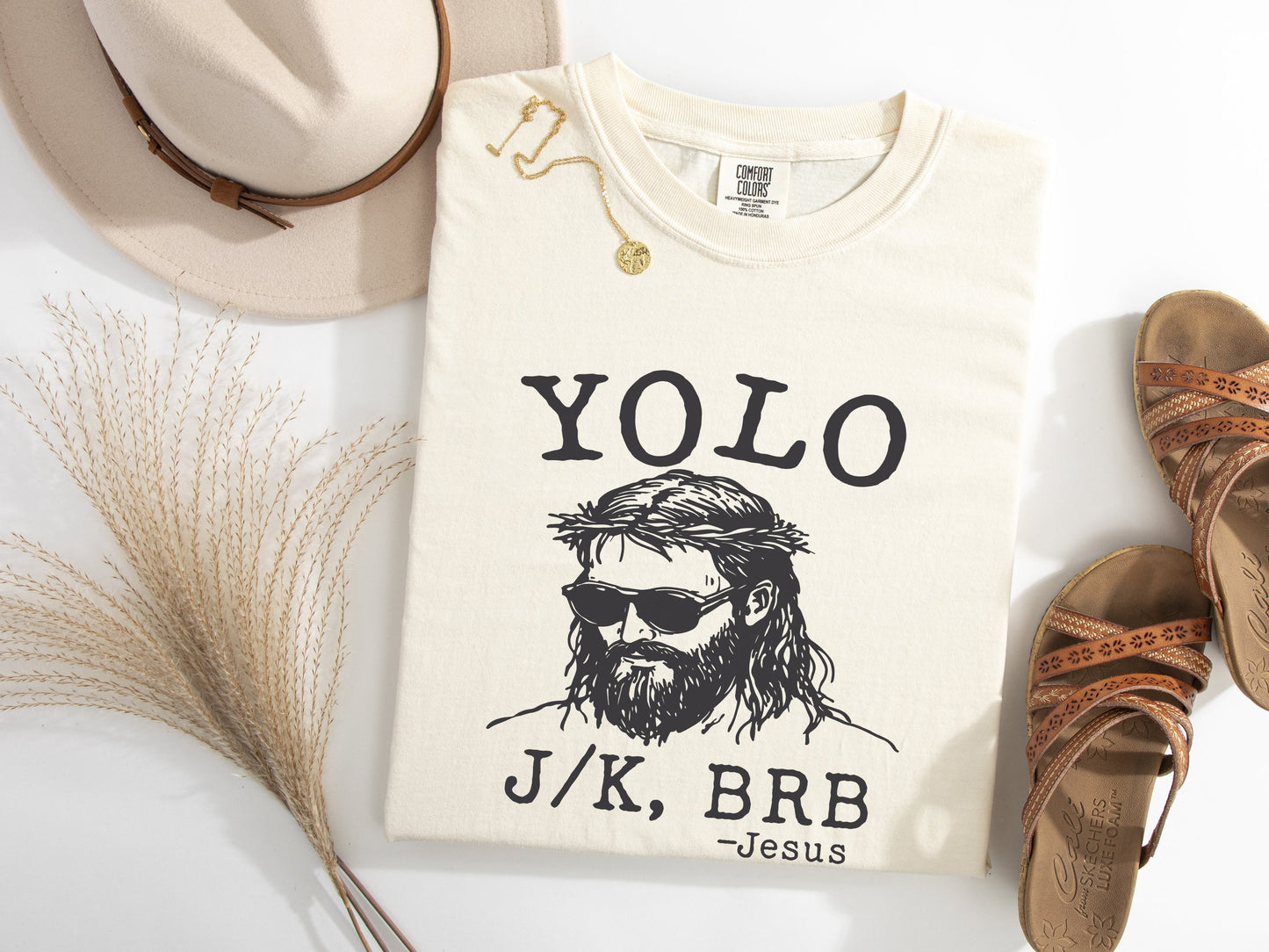 YOLO JK Jesus Graphic Tee