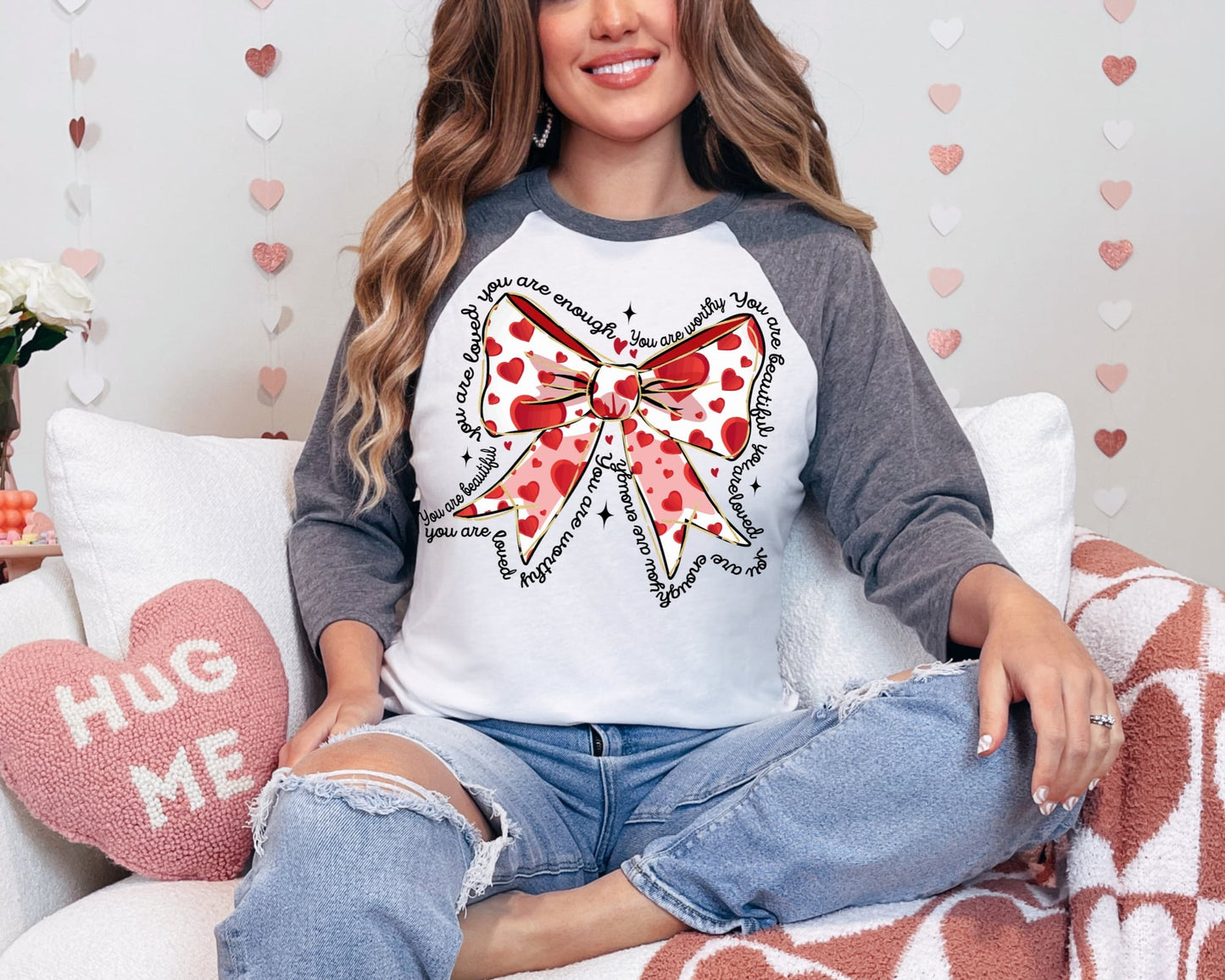 You Are Bow Heart - Raglan Tee