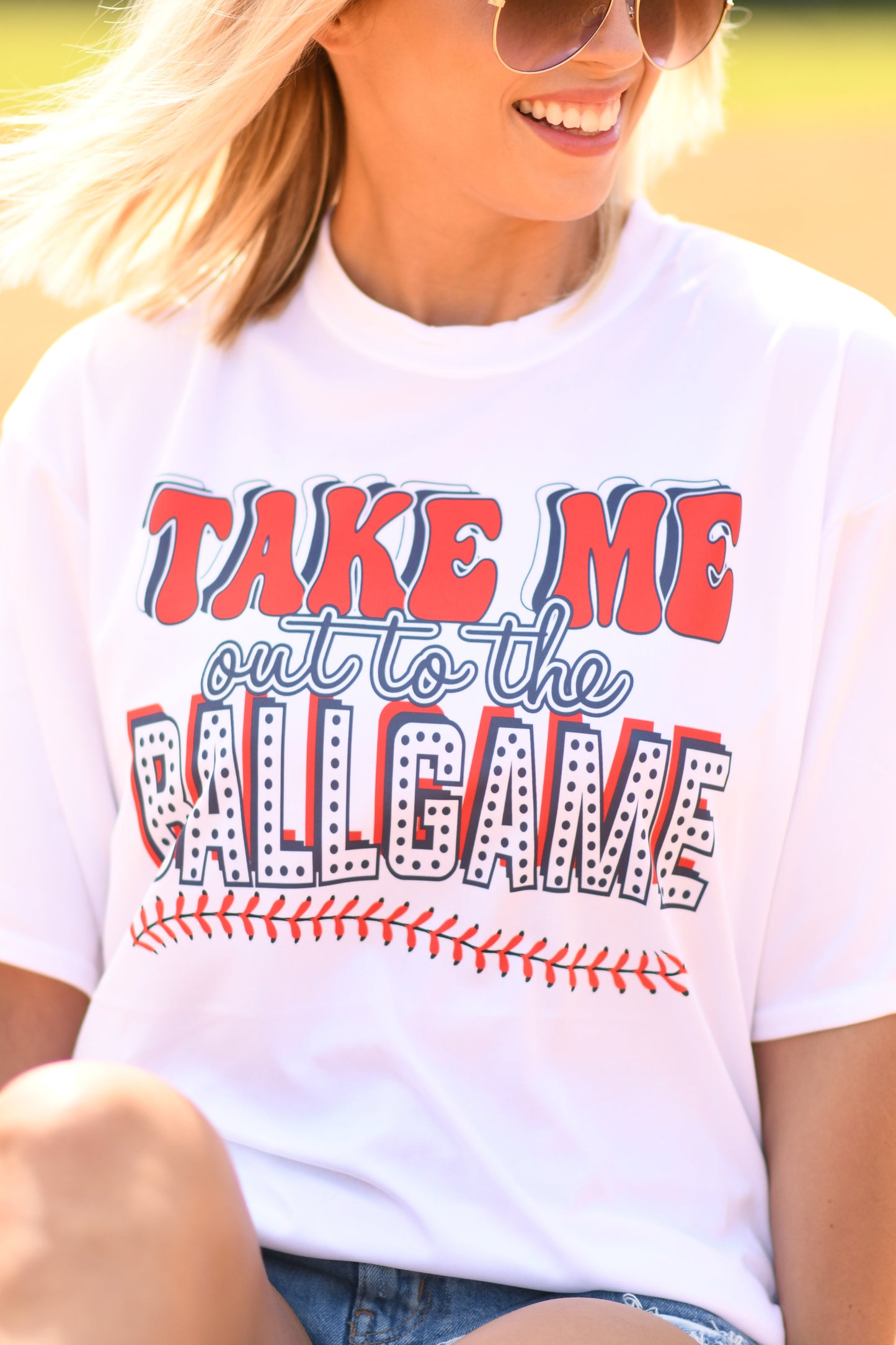 Take Me Out to the Ballgame Dri Fit Tee