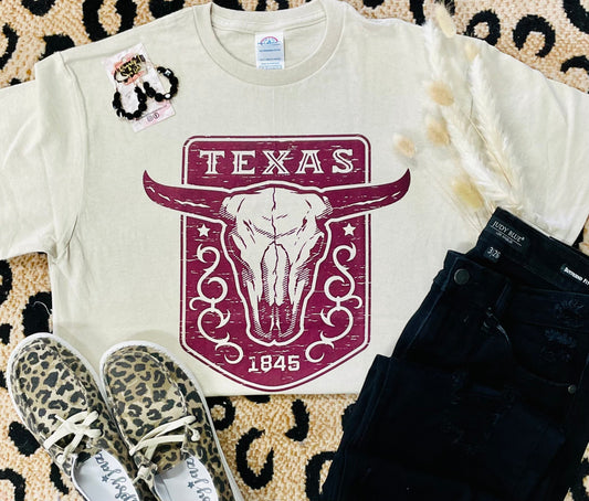 Texas Longhorn 1845 Tee